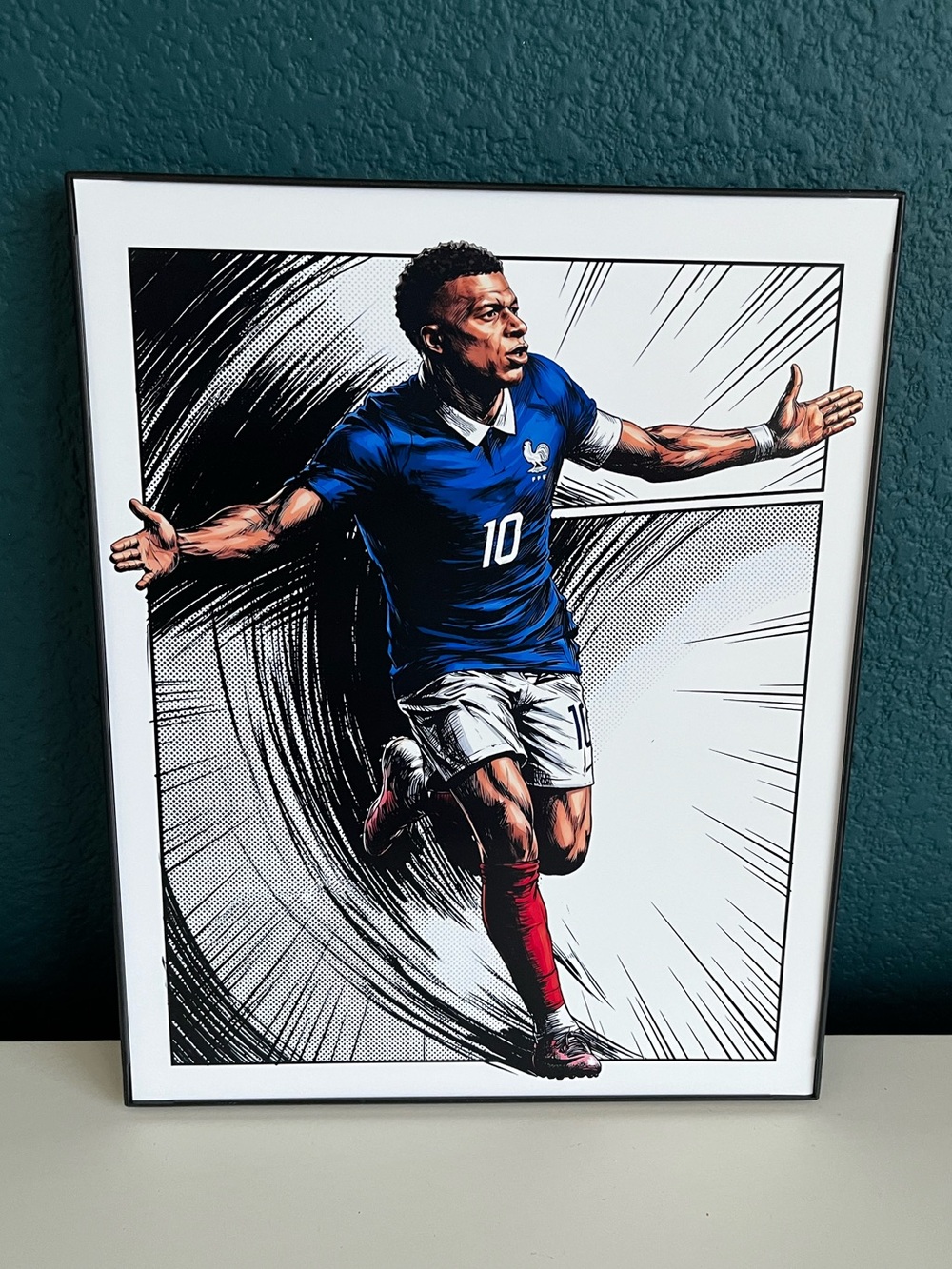 Kylian Mbappe France FIFA World Cup Soccer Football 8x10 Poster Print